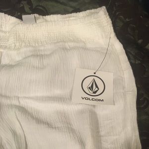 NWT Volcom white beach pants
